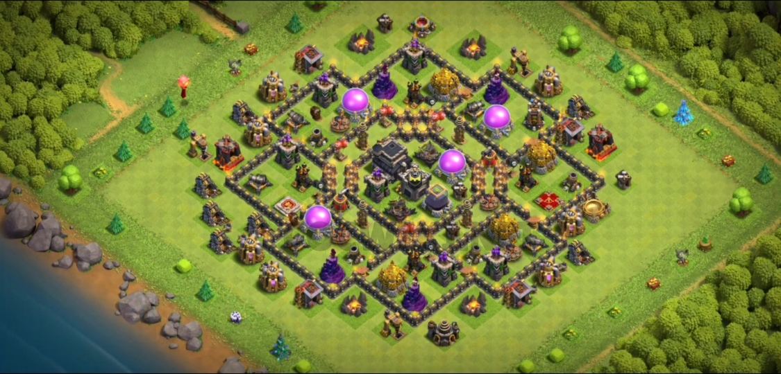 best town hall 09 farming base link anti everything