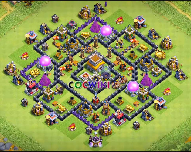 clan castle centered layout