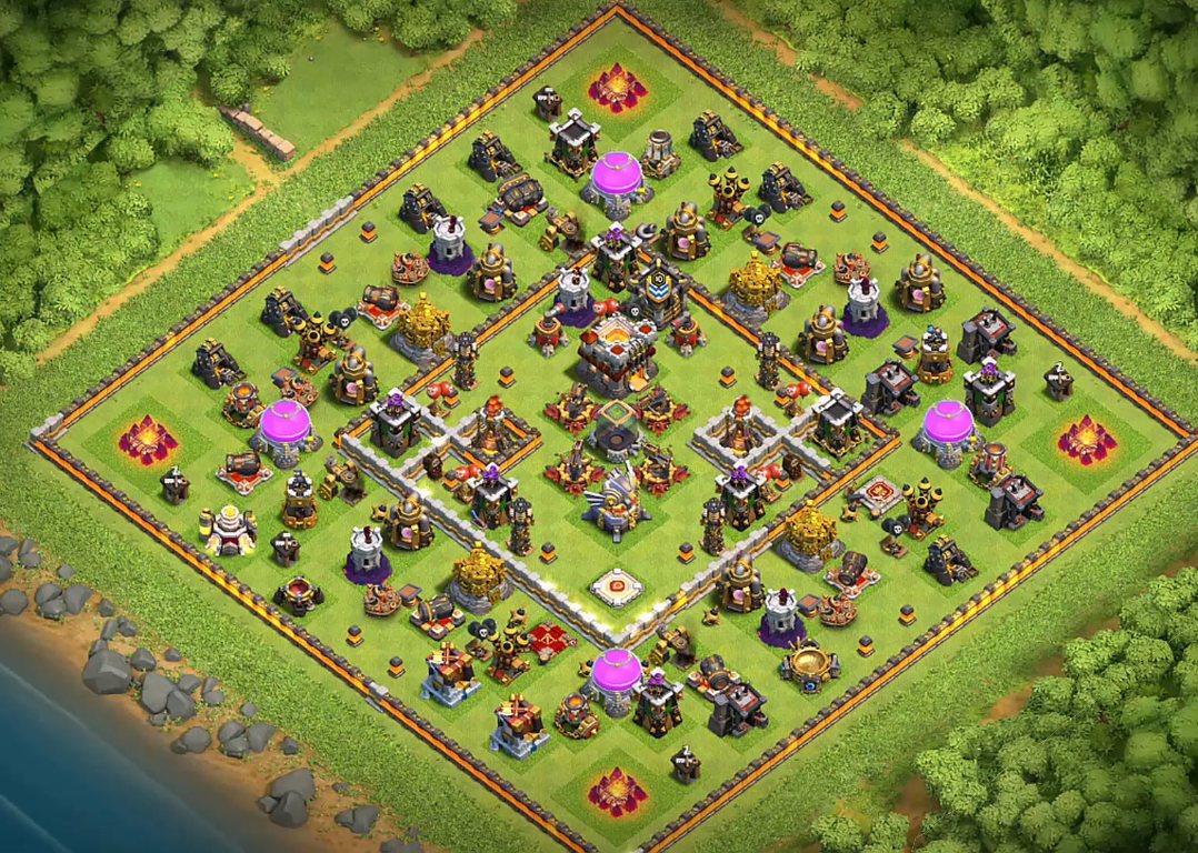 Clash of Clans TH11 Farming Base Map Links.