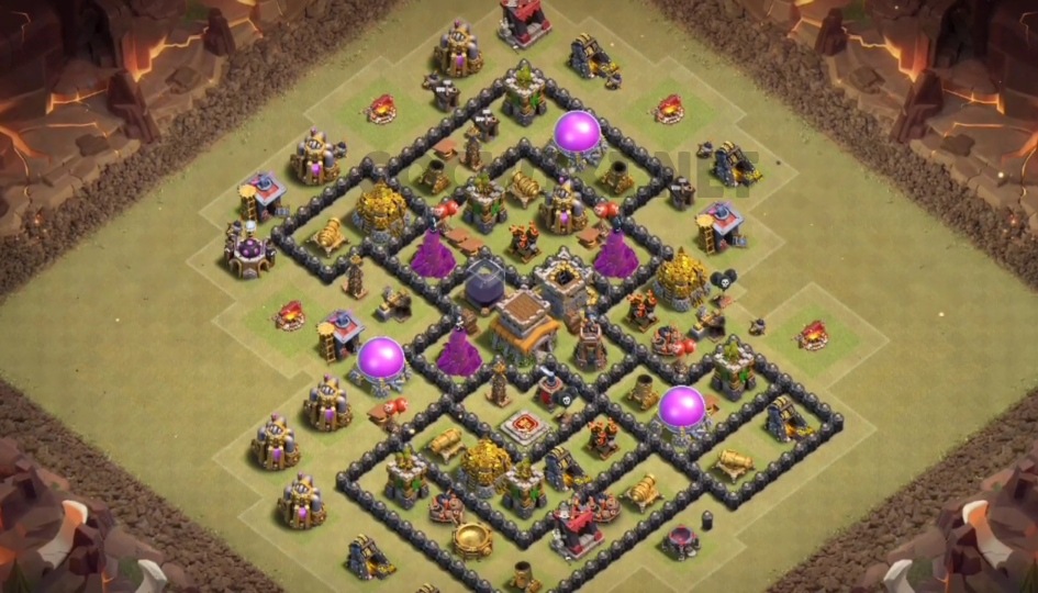 best clash of clans base town hall 8 link