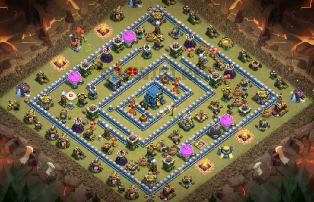clash of clans town hall 12 base layout