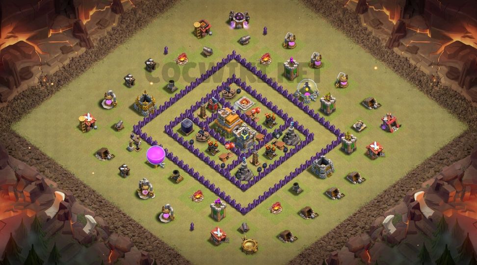 best town hall 7 war base link anti everything