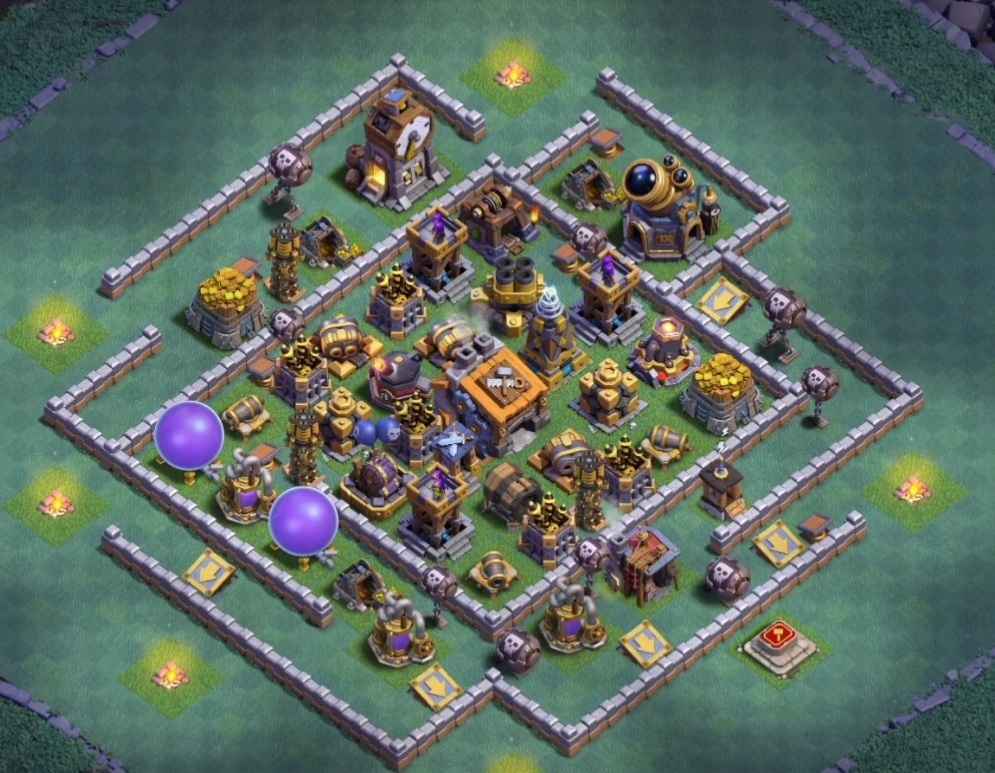 clash of clans builder hall 9 base