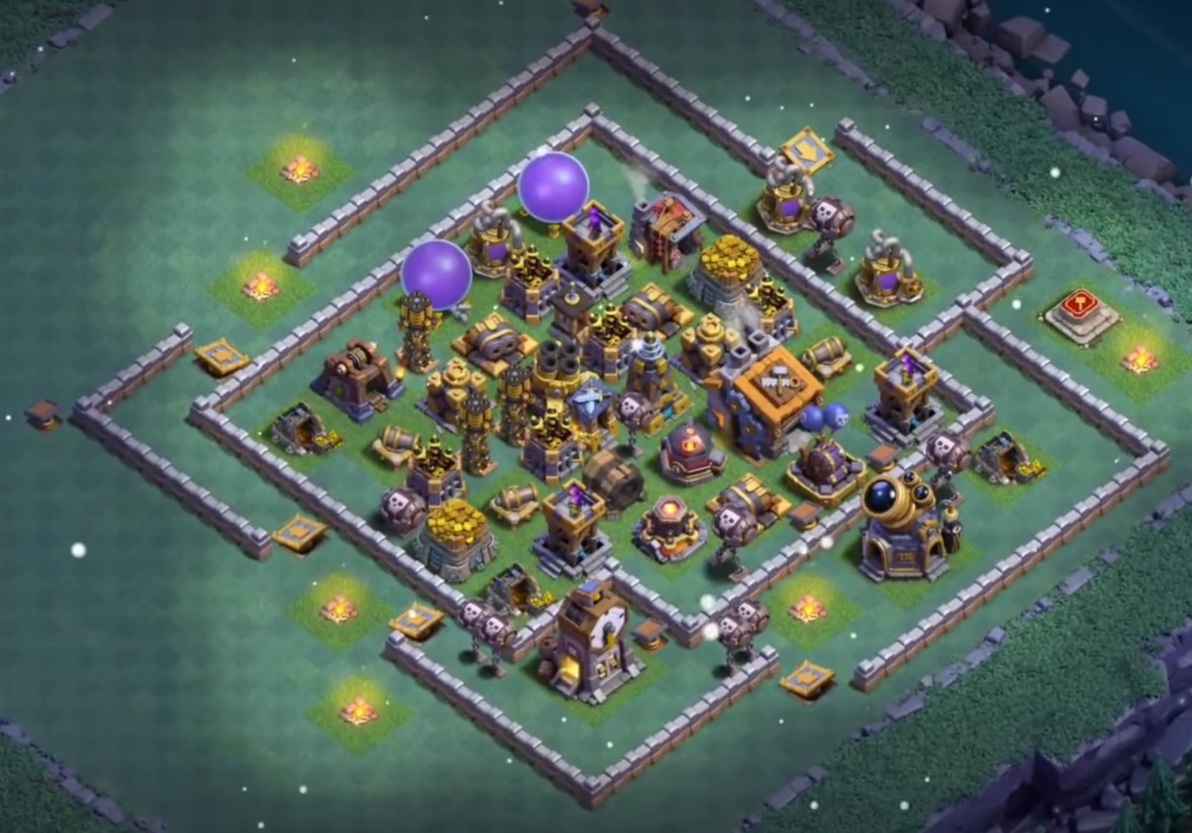 builder hall 9 base anti night witch link
