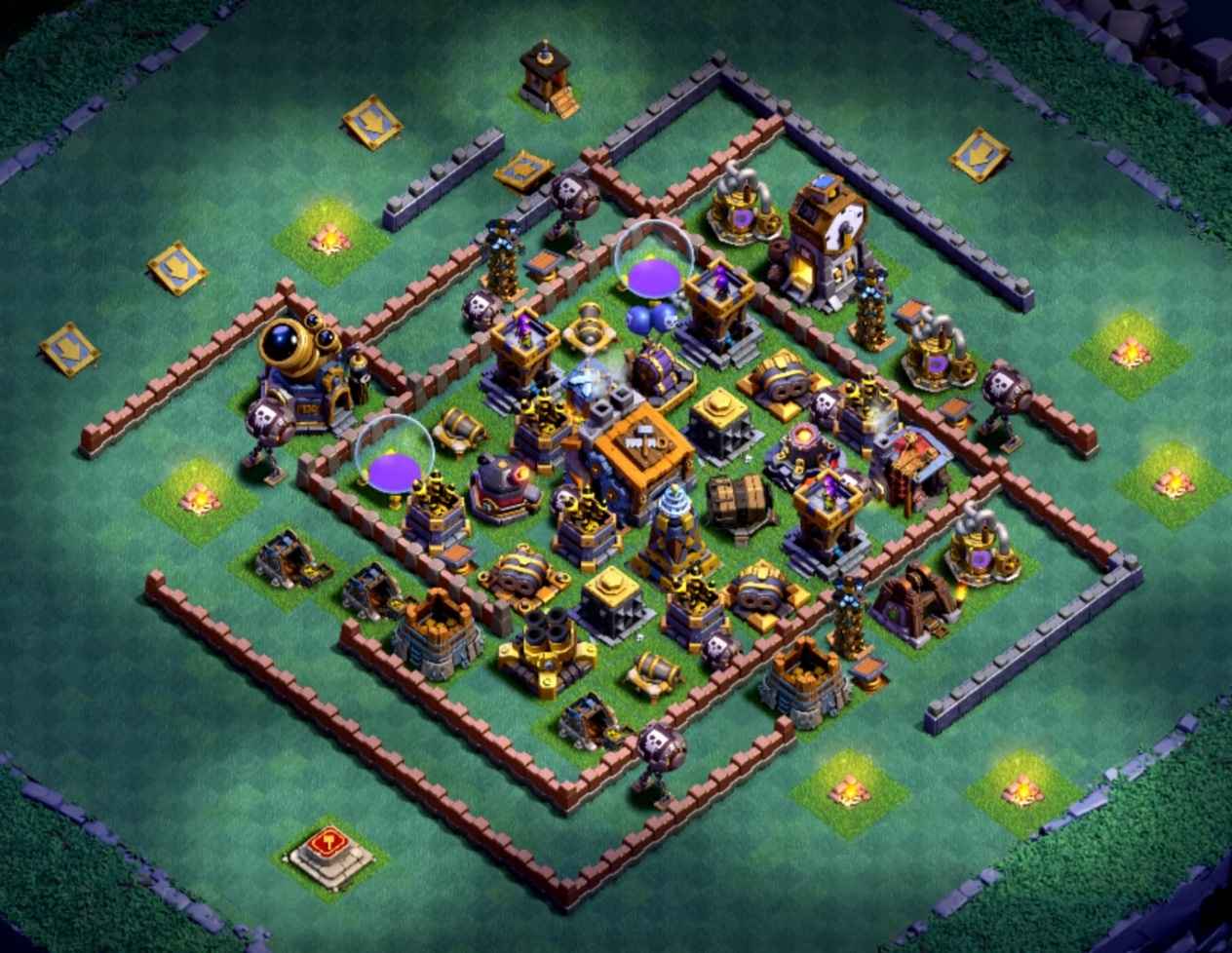clash of clans builder hall 9 base
