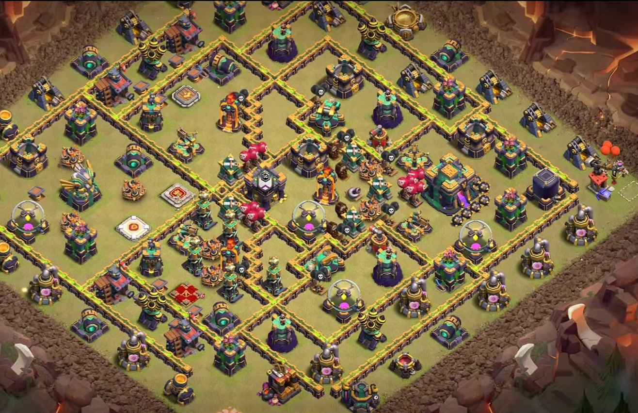 best th14 war base with link