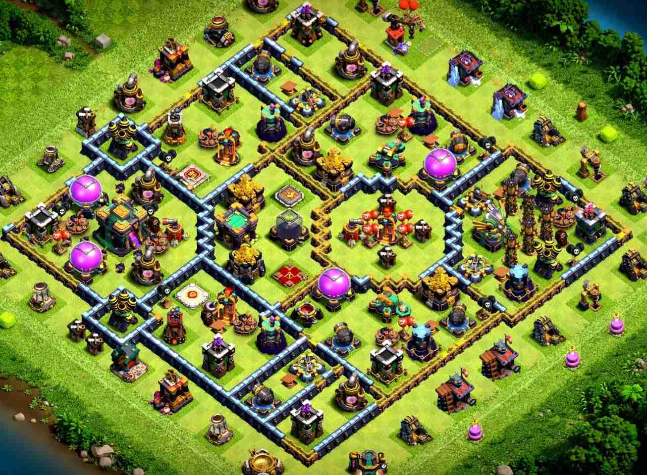 th14 defense base with link