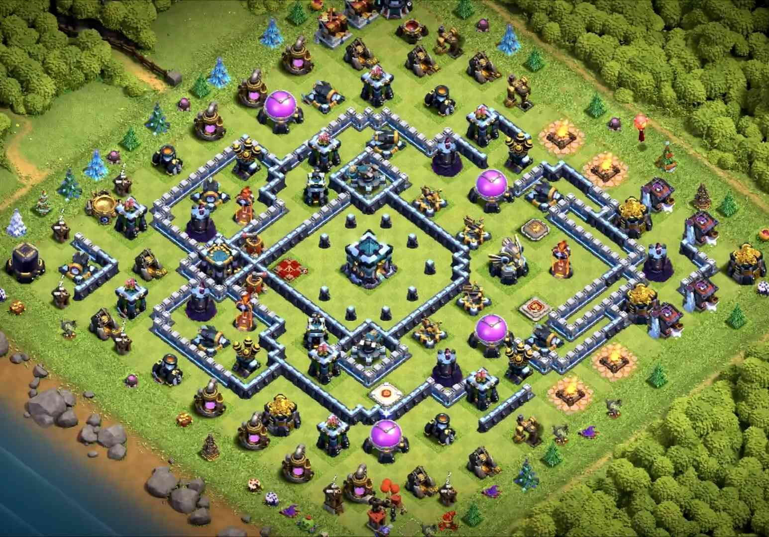 coc town hall 13 base