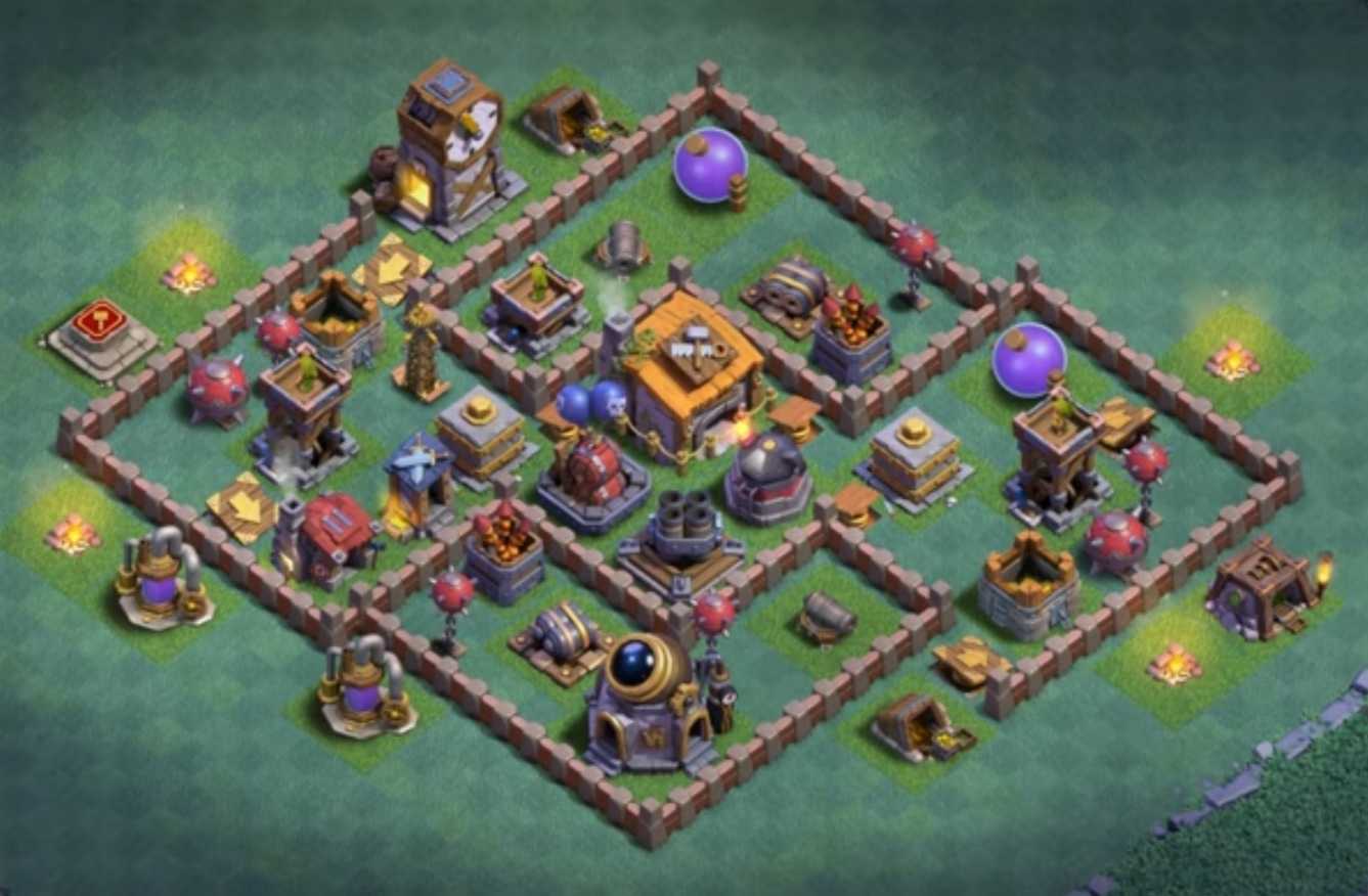 clash of clans bh6 base link