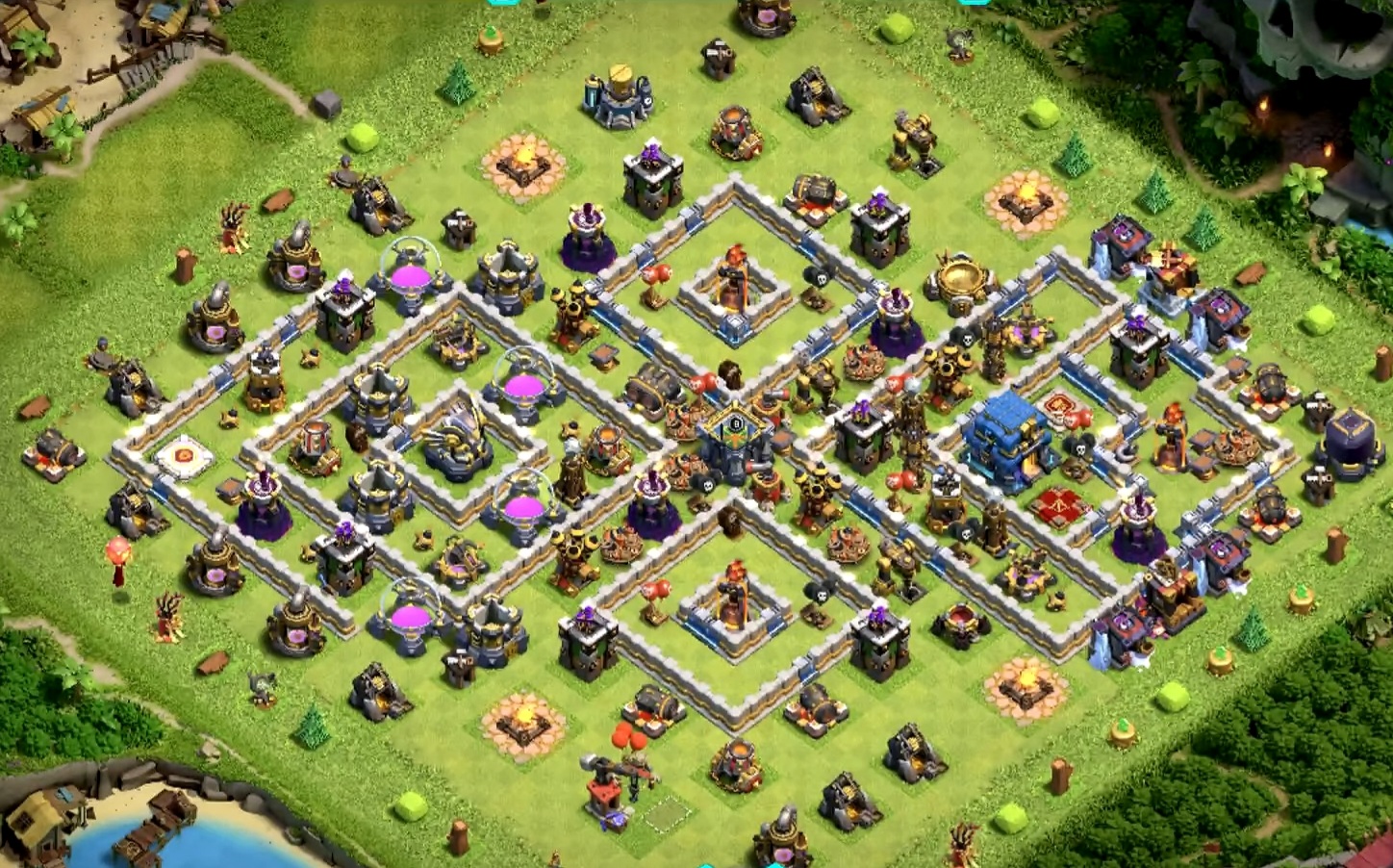 clash of clans th12 base copy