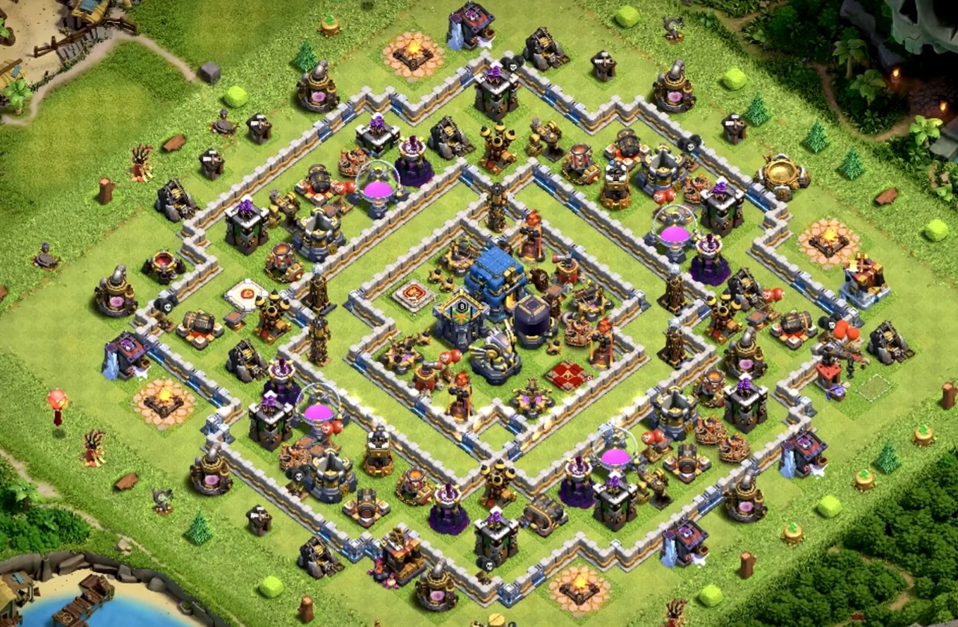 clash of clans th12 base design
