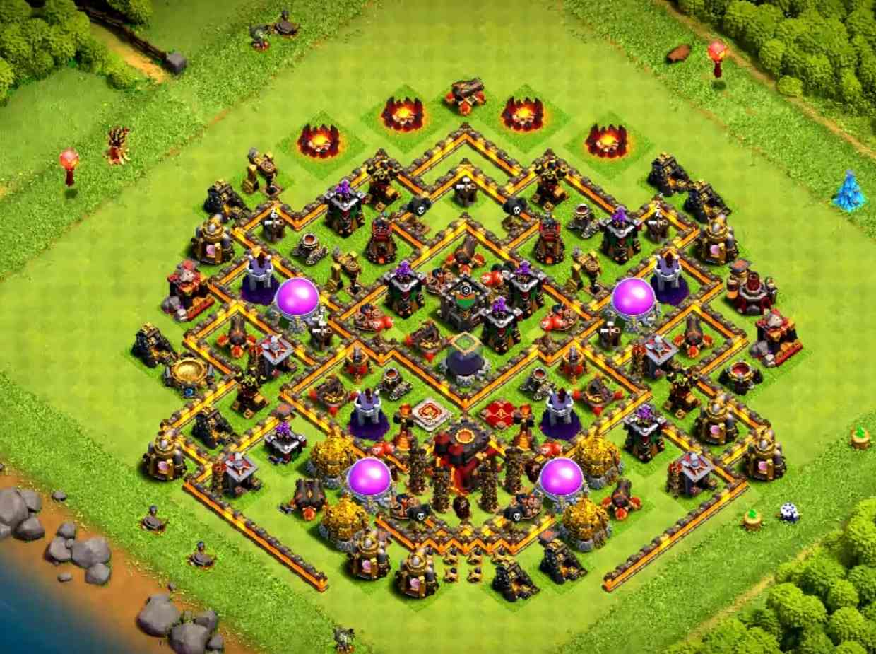 th10 farming and trophy base