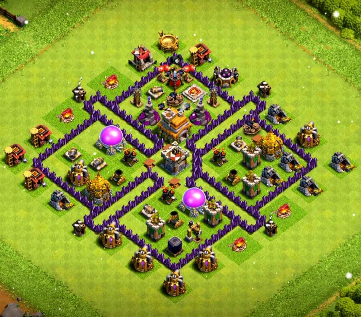 clash of clans th7 base layout