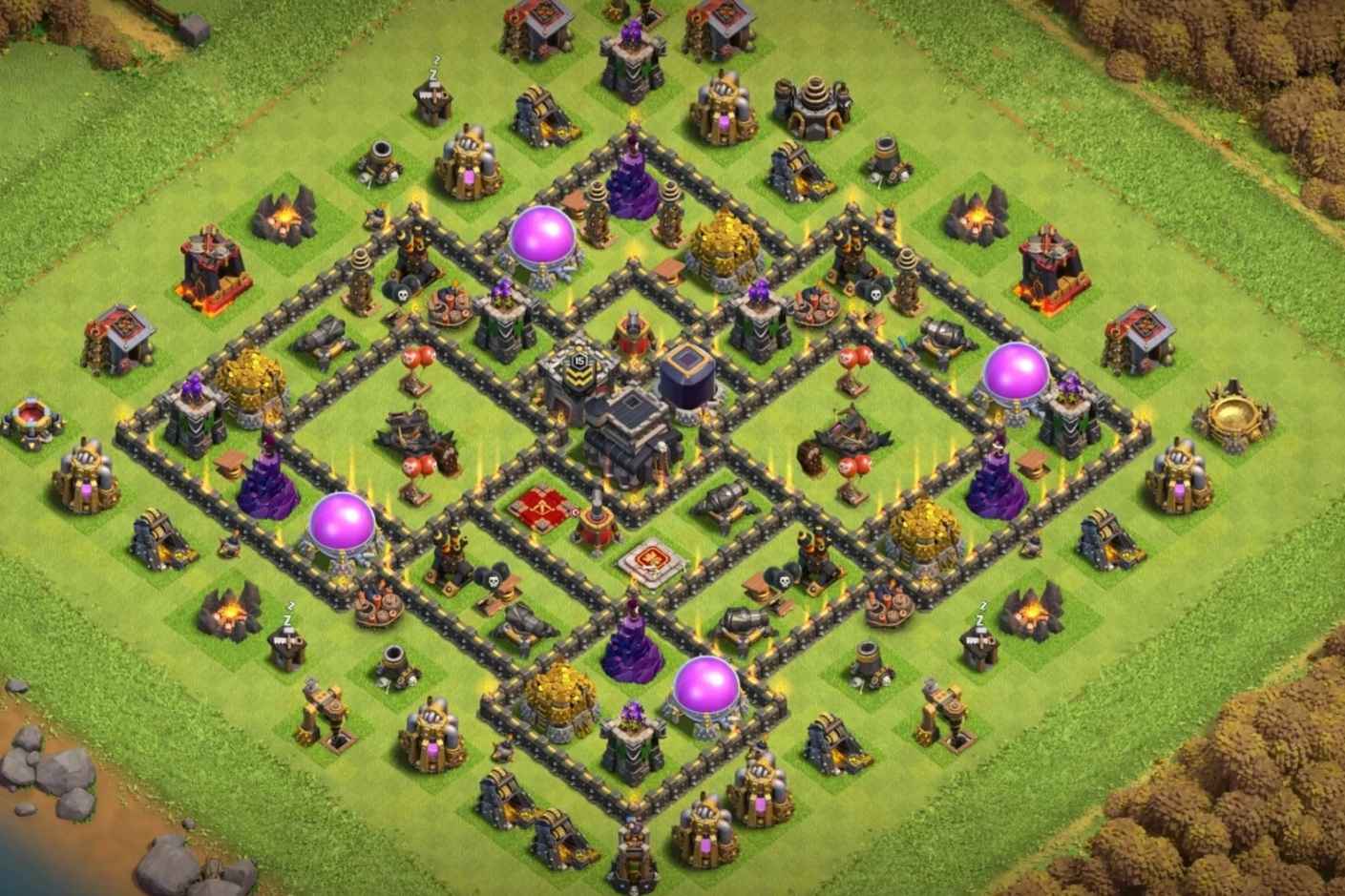 town hall 9 best base link