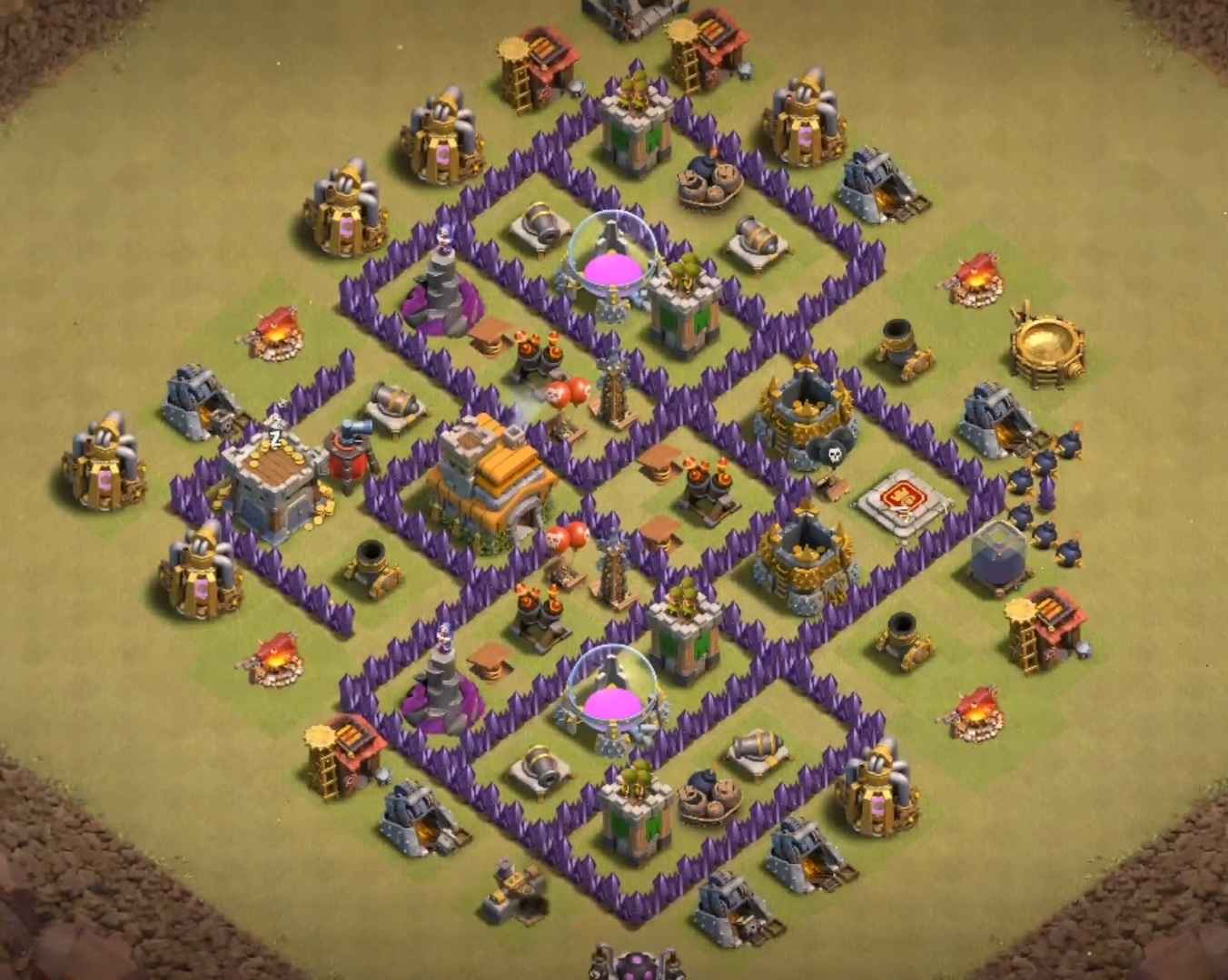 best town hall 7 base copy link