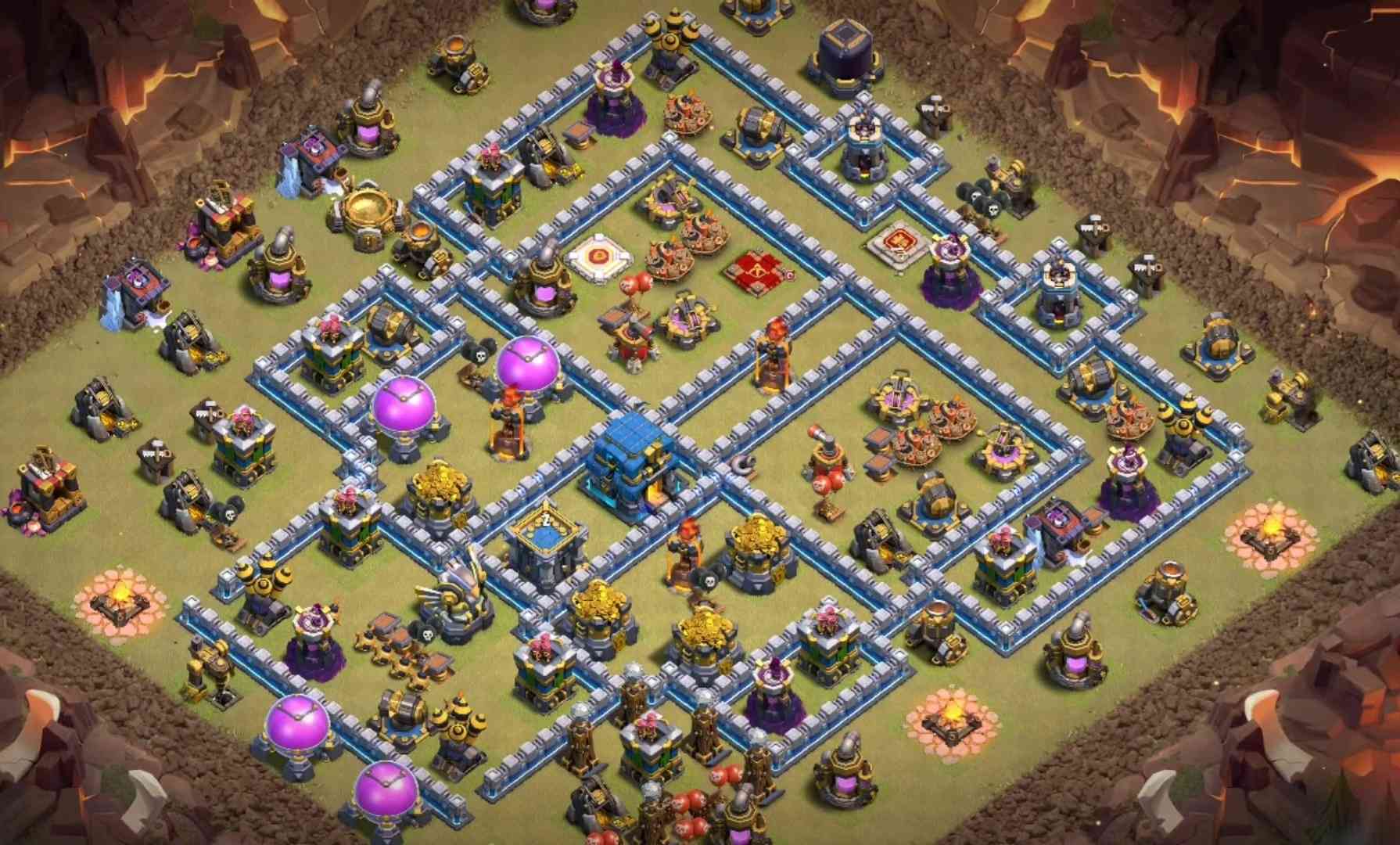 town hall level 12 home base