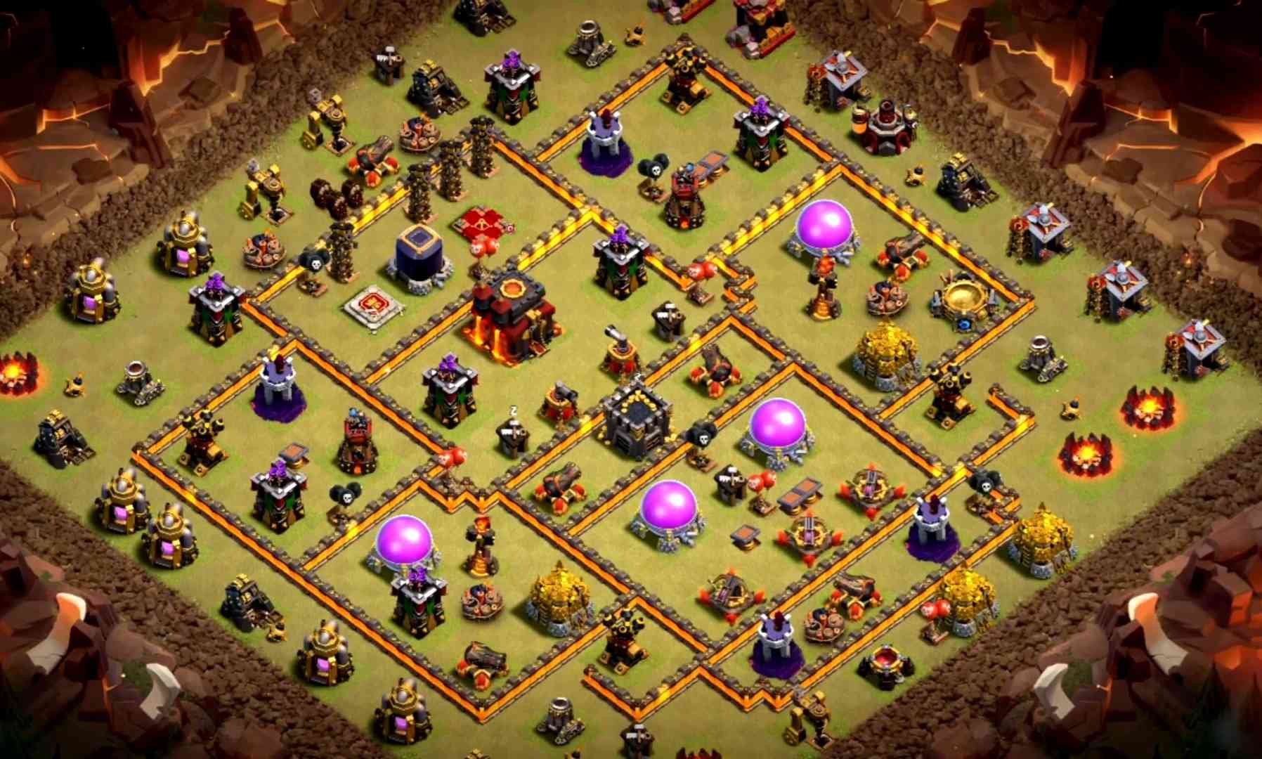 clash of clans th10 home base