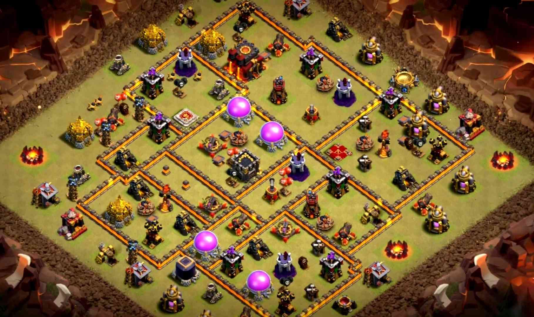 clash of clans th10 base copy