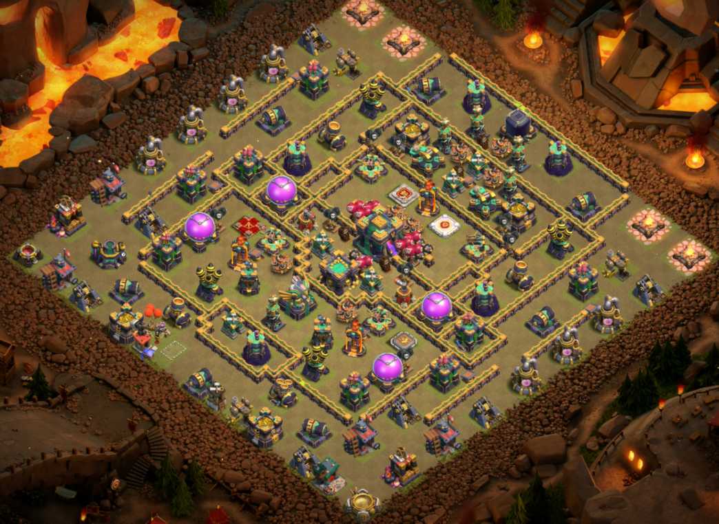 clash of clans town hall 14 war base link